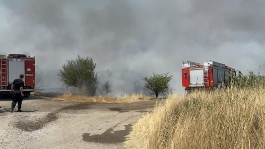 Пожар изпепели 25 къщи във вилна зона край Бургас, задействаха BG-ALERT /снимки/