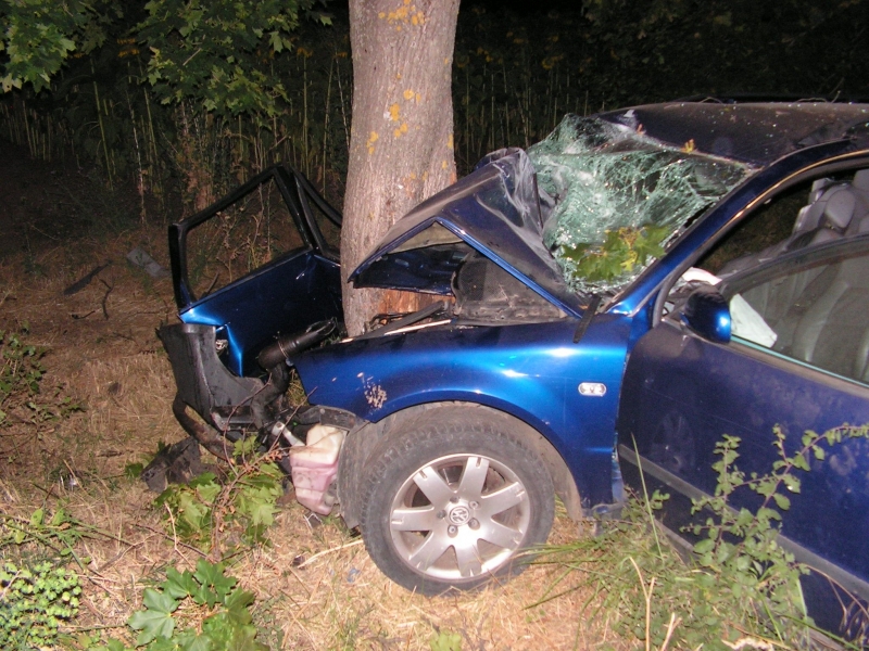 Мъртвопиян се заби в дърво с колата си в Мездра