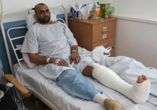 Снощи по време на семеен скандал в опит да го