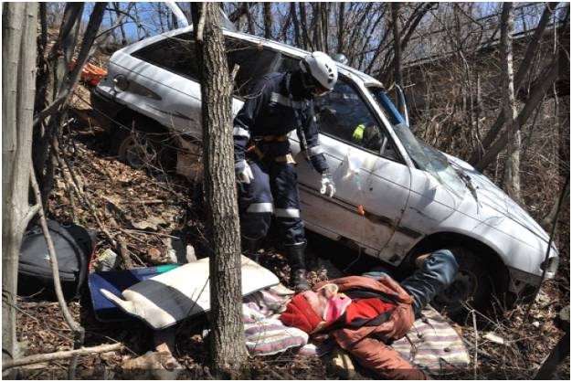 Учението Издирване и спасяване при разрушения в градска среда с