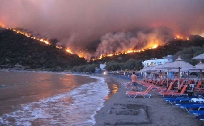 Много висок е рискът от пожари в цяла Гърция Започват