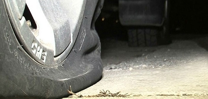 Колите на полицай и служител в частна охранителна фирма са