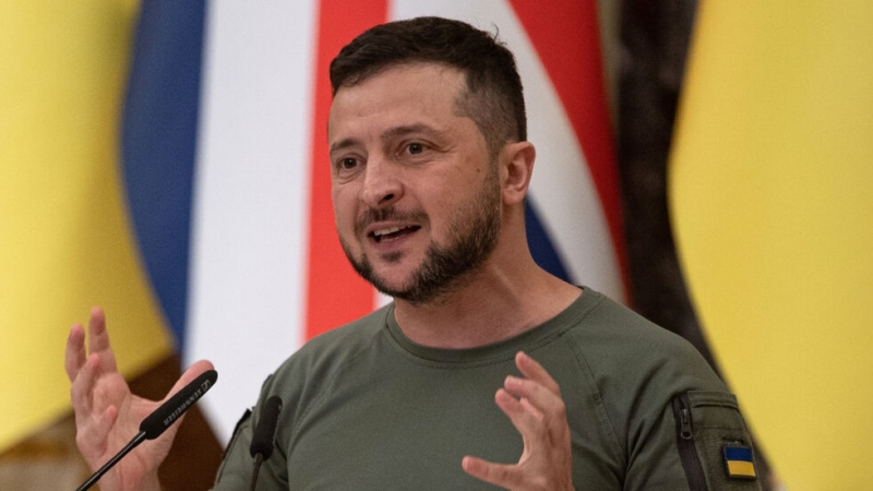 Президентът на Украйна Володимир Зеленски заяви днес че от 10