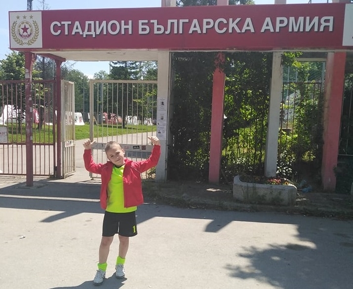 7 годишният Виктор Колев от ДФК Прециз Монтана бе поканен на