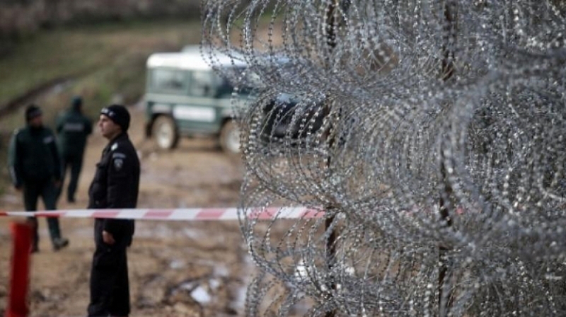 Следствен експеримент на мястото на убийството на младши инспектор Петър