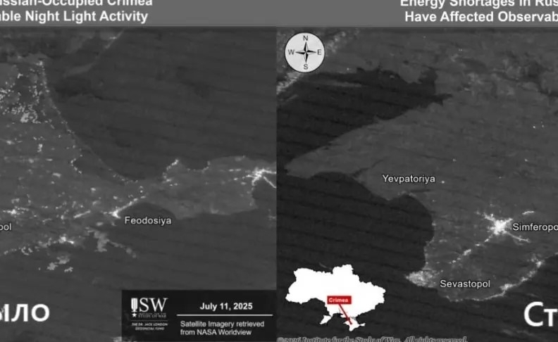 На територията на целия анексиран Крим настъпи пълен блекаут Във