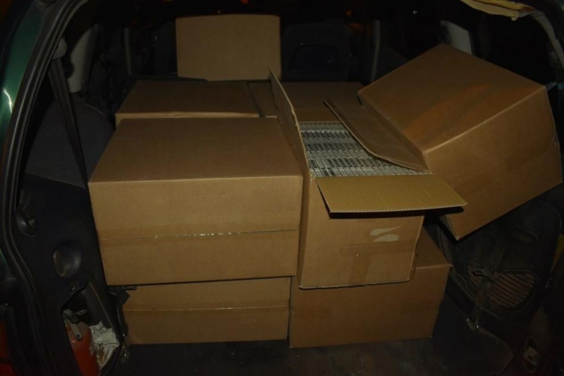 10 мастърбокса съдържащи 5000 кутии цигари без акцизен бандерол иззели униформените