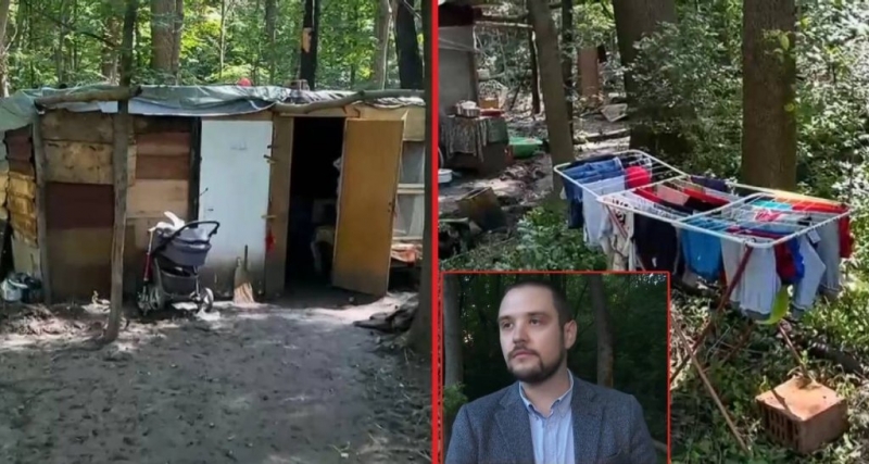 Семейства от Монтана живеят при нечовешки условия в дървени бараки