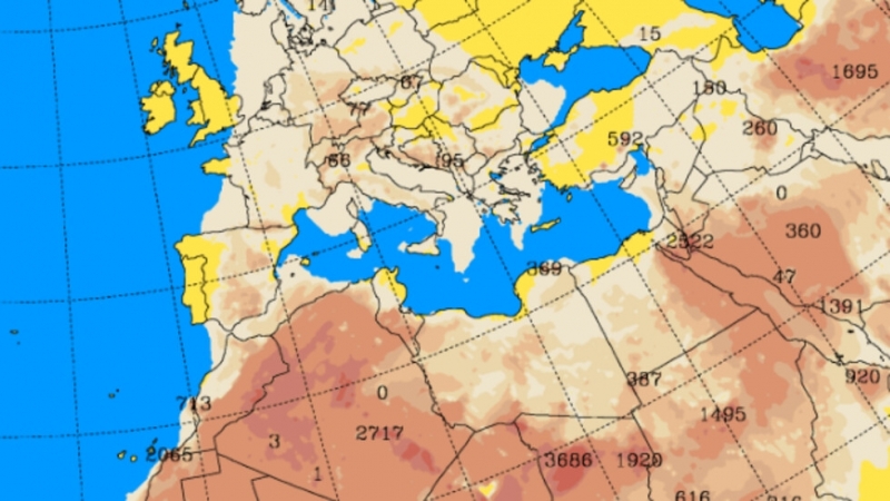 В следващите няколко дни се очаква мощно нахлуване на пустинен