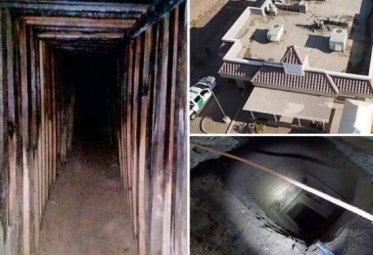 Американските власти откриха таен тунел за контрабанда на наркотици от бивш ресторант