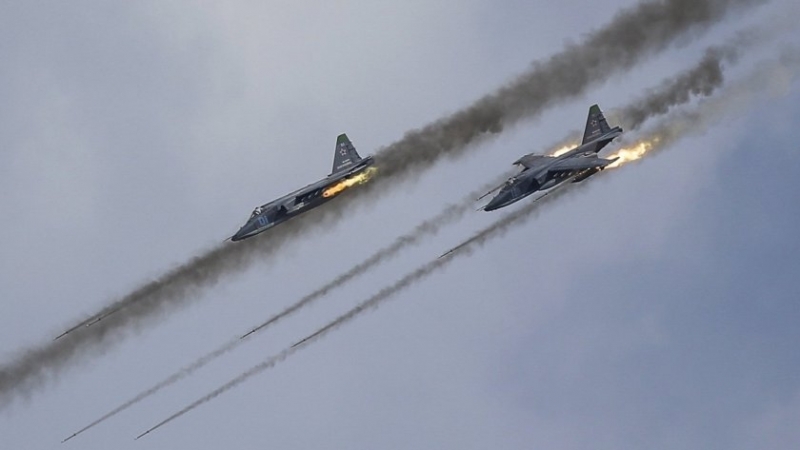Русия продължава да нанася въздушни удари срещу пустинни райони в