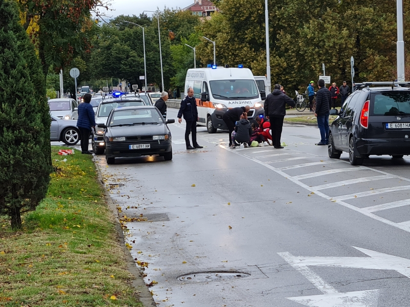 Дете от Видинско е със счупен крак след катастрофа в Монтана