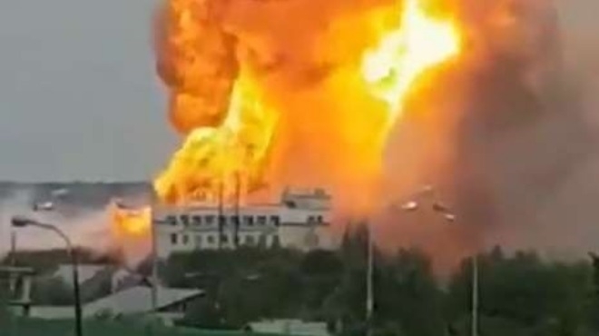 Огромен пожар е избухнал в Северната топлоелектрическа централа в град