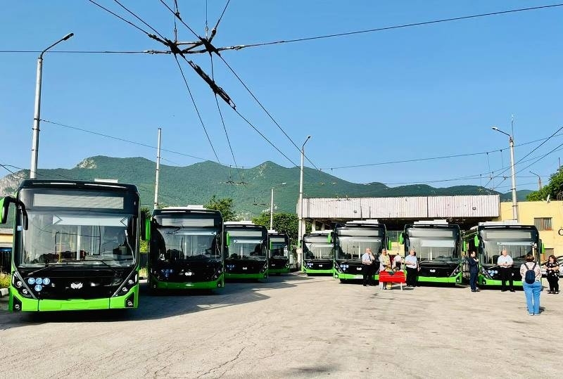 Враца вече разполага с 9 новопроизведени тролейбуси като два от