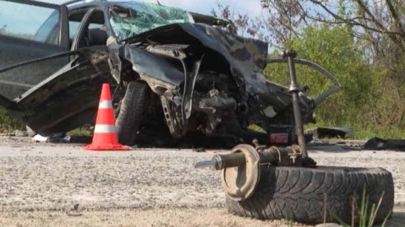 Възрастен мъж катастрофа на Е 79 край Монтана заради бивол на