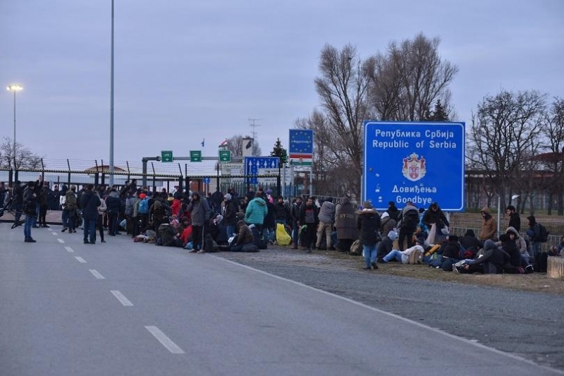 Недалеч от сръбско унгарската граница край граничния пункт Хоргош се стигна