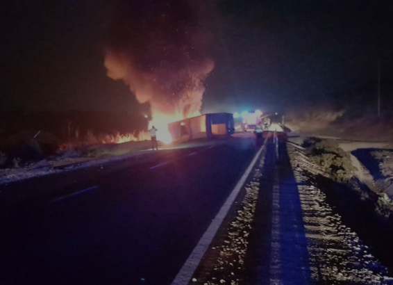 Тежък пътен инцидент е станал преди минути край Козлодуй научи