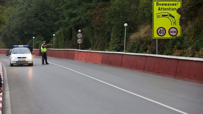 Временно движението при км 73 ти на пътя Нови Искър