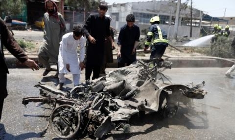 Кола бомба насочена срещу американски конвой е експлоадирала в Кабул