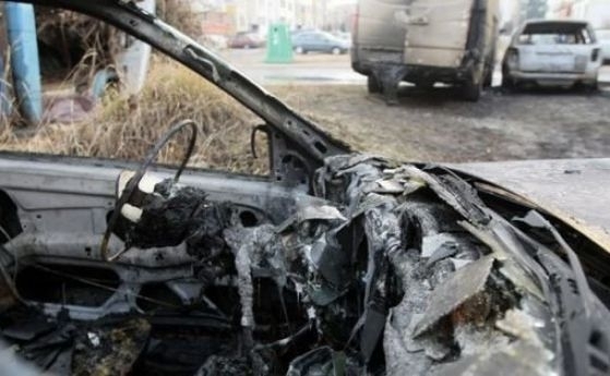 Кола изгоря като факла в Лом съобщиха от МВР в