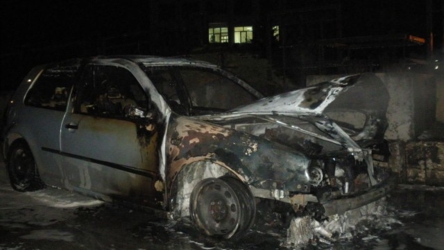 Кола изгоря като факла във Враца съобщиха от МВР Случилото