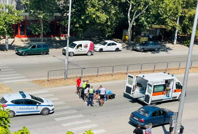 Лек автомобил е блъснал пешеходка във Видин научи агенция BulNews