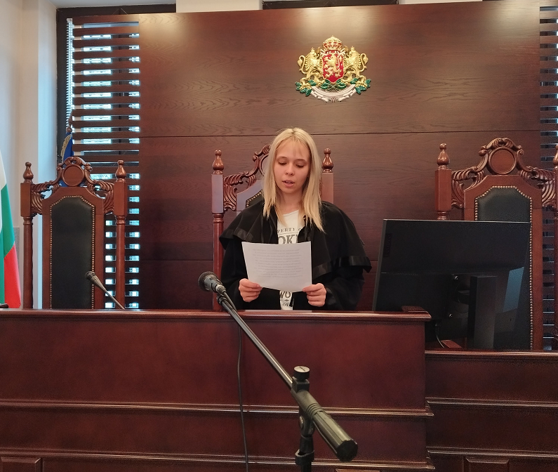 С приветствие и встъпителни думи от председателя на Административен съд Видин