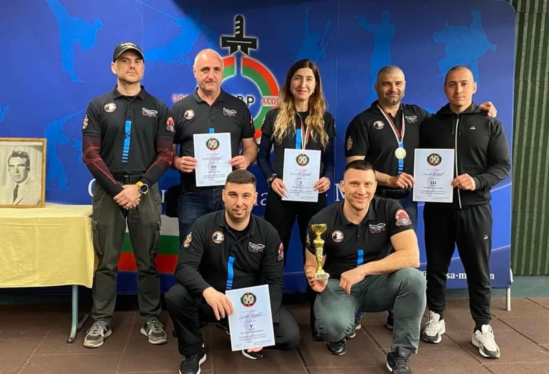 Отборът по стрелба на Спортен клуб Спартак Враца при