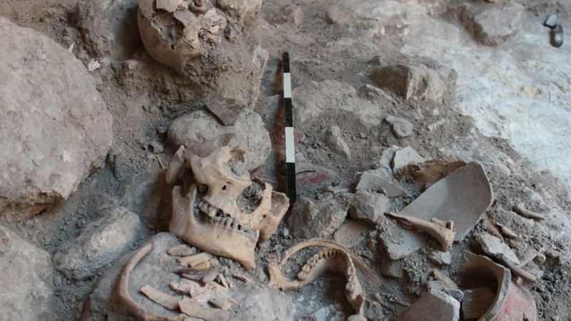 По време на строителство на къщи в град Милтън Кейнс