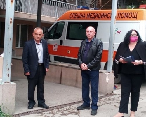Днес Центъра за Спешна медицинска помощ Видин получи дарение от