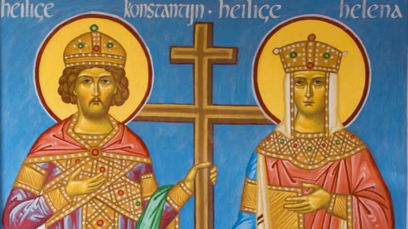 На 21 май църквата почита Светите равноапостоли Константин и Елена Църковният