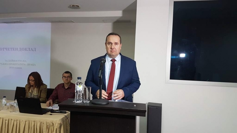 Председателят на окръжната прокуратура във Враца Десислав Начков отчете отлични