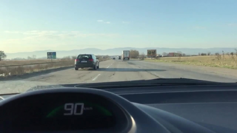 Дъжд вали в района на Сандански на автомагистрала Тракия на