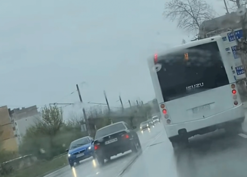 Джигит с БМВ вбеси врачани с безумна маневра научи агенция