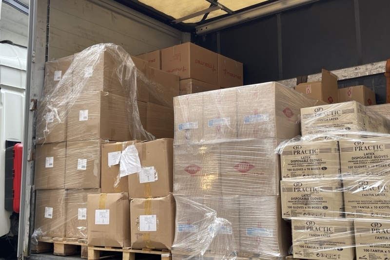 Днес в Областна администрация Видин бяха доставени лични предпазни