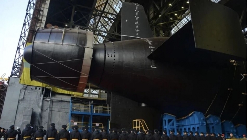 Русия показа новата си ядрена подводница „Хабаровск“ с шест „Посейдона“