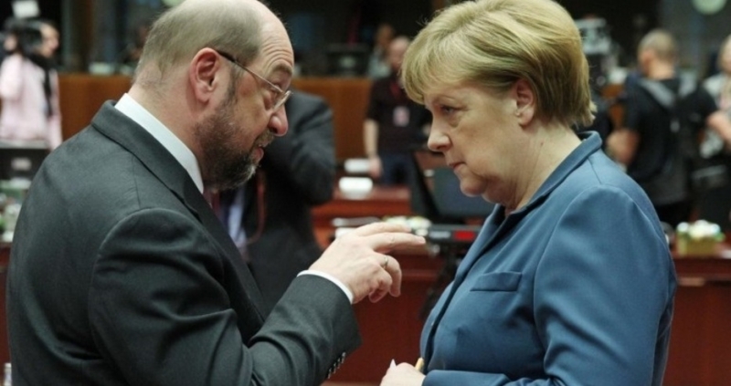 Реакцията на германския канцлер Ангела Меркел против налагането на санкции