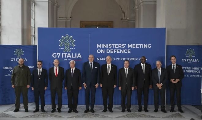 Министрите на отбраната на страните от Г 7 заявиха че подкрепят