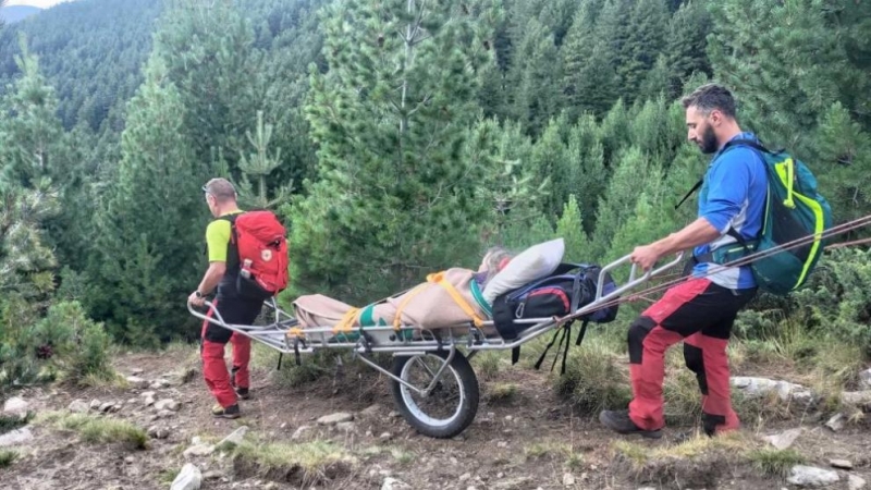 Планинските спасители от отряд Сандански са провели спасителна операция в