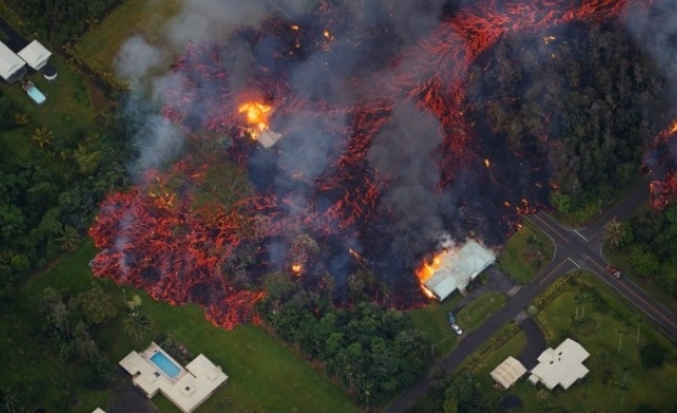 Хавайският вулкан Килауеа отново се активизира В последните часове от