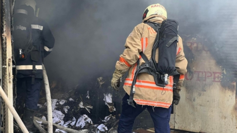 Огнеборци спасиха човек при пожар в Монтана