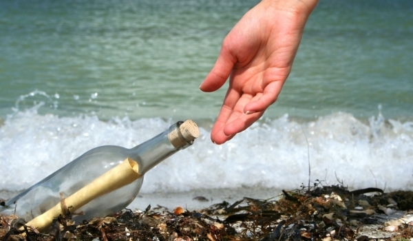 Писмо в бутилка окачествено като едно от най старите известни послания