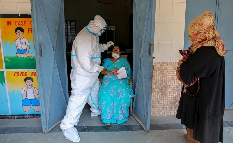 Индия регистрира най-ниския дневен брой нови случай на заразени с
