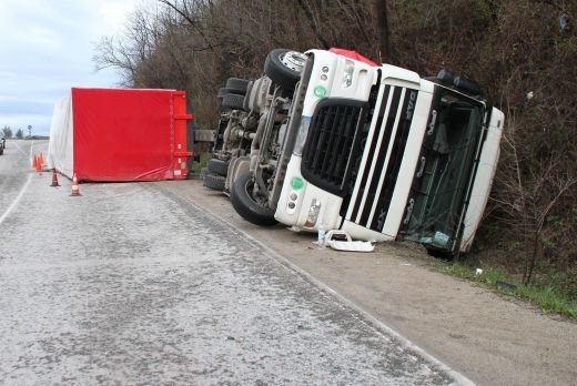 ТИР е катастрофирал в Монтанско научи агенция BulNews Инцидентът е станал