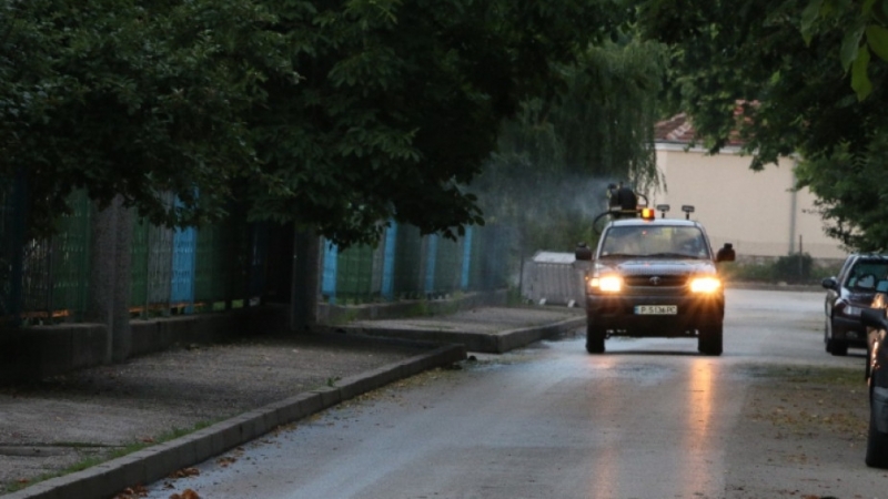 Късно снощи беше направена мащабна аерозолна обработка срещу комари на