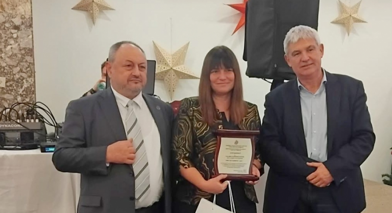 Кметът на община Георги Дамяново Нина Петкова получи високото отличие