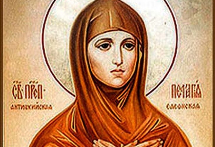 Църквата преподобна Пелагия Тя живяла в петия век Родила се