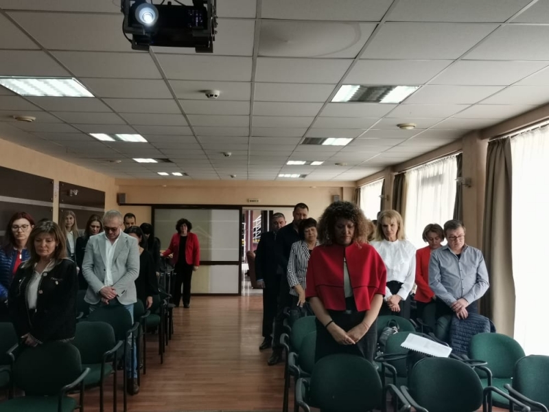 Магистратите от Окръжен съд Враца почетоха паметта на Десислав Начков и Иван