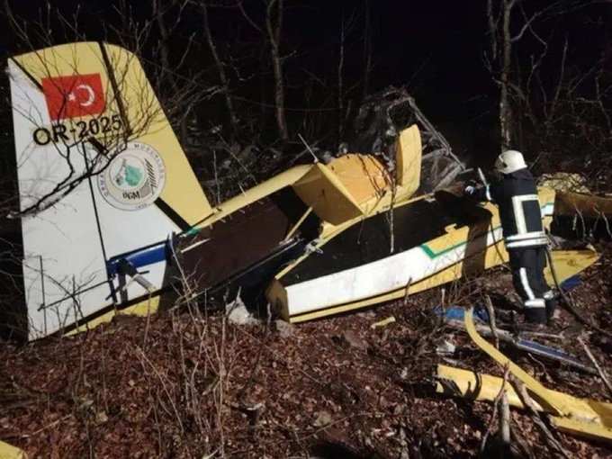 Турски противопожарен самолет се разби в Хърватия /снимка/