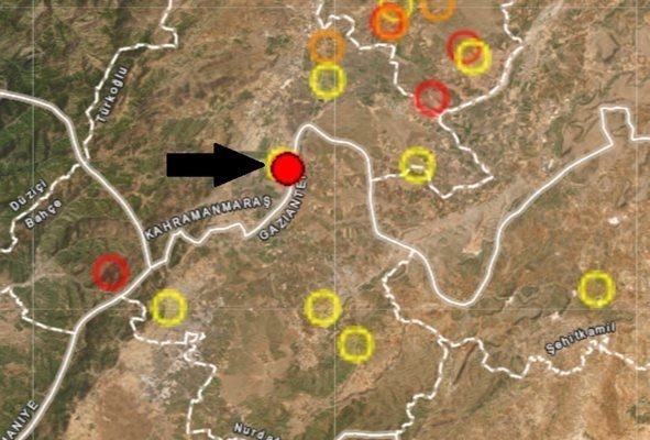 Земетресение с магнитуд 4 1 бе регистрирано днес в окръг Кахраманмараш